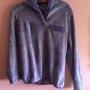 Soft purple pullover jacket